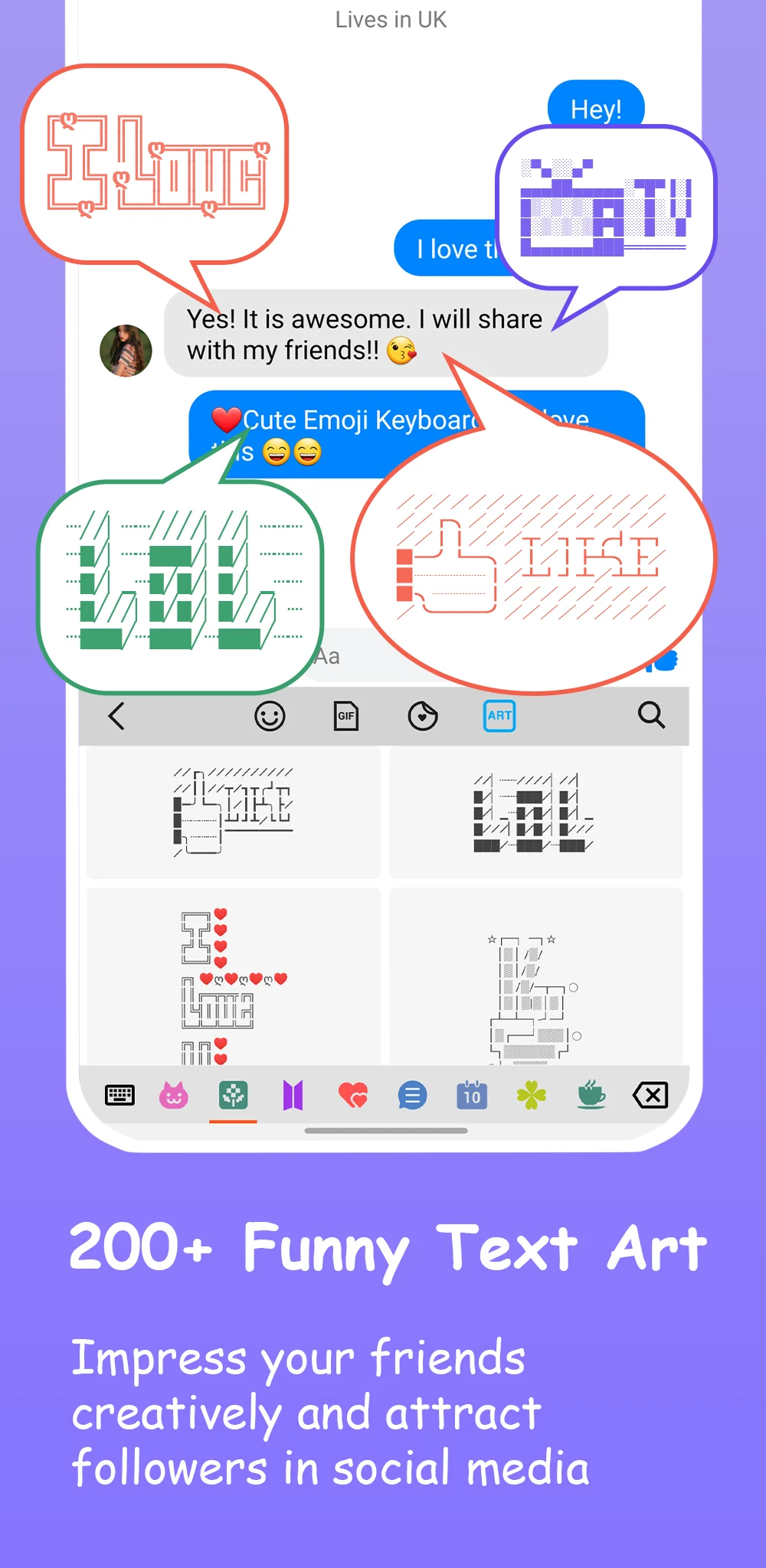 Emoji Keyboard: Fonts, Emojis screenshot
